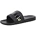 Lacoste Men's Fraisier 118 1 U Slide Sandal,Black/Gold 9 D(M) US