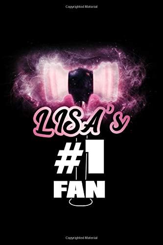 Lisa's #1 Fan: Blackpink Glowing Lightstick 120 Page 6 x 9" Lined Notebook Kpop Fandom Merch Journal Book (Blackpink Member #1 Fan Glowing Lightstick Notebooks)