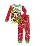 Disney Mickey Mouse & Pluto or Minnie Christmas Holiday Toddler Pajamas Sleepwear