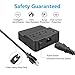 Power Strip with USB,Smart USB Charger Station Surge Protector with 4 USB 4 AC Outlets, Desktop Charging Station and Phone/Tablet Stand with 5ft Extension Cord, Switch Control,1875W/15A,UL Certified