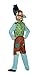 Branch Deluxe W/Wig Trolls Costume, Multicolor, X-Small (3T-4T)