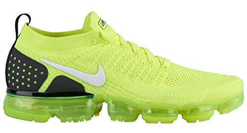 NIKE Air Vapormax Flyknit 2, Volt/White / Black, Size 13