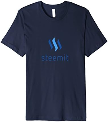 Mens Steemit Cryptocurrency Blockchain Tee Shirt XL Navy