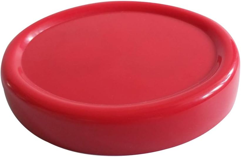 Magnetic Pin Cushion, Portable Powerful Magnetic Pin Holder, Oval Shape Sewing Needles, Dressmaking Pick Up Paperclips, for Pin Caddy Storage(Red)