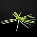Easy Catch 50PCS 9CM Luminous Mixed Soft Squid Skirts Lures Octopus Trolling Hoochies