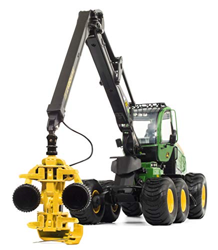 Schuco 450775900 John Deere Harvester 1270G 6W 1:32, grün, gelb, schwarz, Maßstab – Bild 5