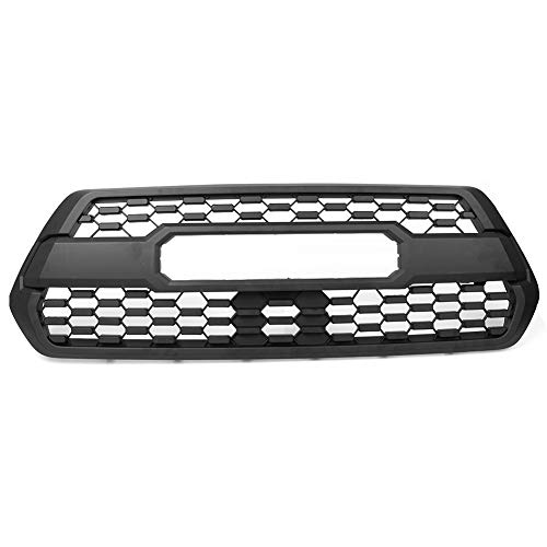 Newsmarts Matte Front Upper Grille for 2016-2019 Toyota Tacoma TRD PRO