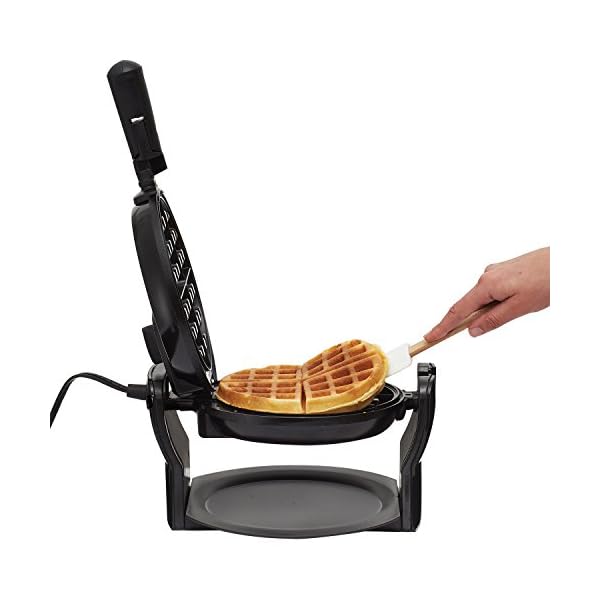 BELLA Rotating Belgian Style Waffle Maker Cast Iron Freaks