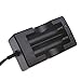BESTSUN 2pcs 18650 lithium Rechargeable Batteries, 3.7V 2800mah Rechargeable Li-ion Battery with PCB and 18650 battery Charger for LED Flashlight, Headlamps, Search Light