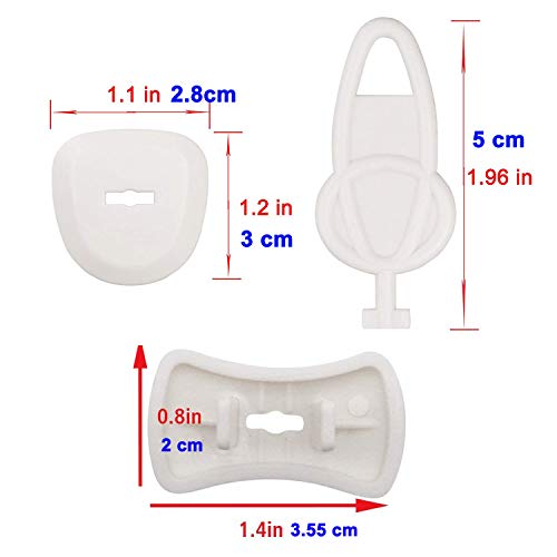 DLseego Outlet Plug Covers, Babyproofing 15 PCS Electric Plug Protectors Caps Kit, Durable & Steady Childproof Socket Covers for Child Safety (10 Plugs + 5 Keys) - Thumbnail 5