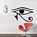 Eye of Horus Egyptian Pagan Symbol Removable Wall Sticker Art Home Office Room Mural Decor Vehicle Car Truck Window Bumper Graphic Decal- (6 inch) / (15 cm) Wide Matte Black Color