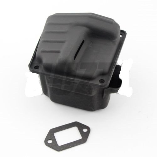 shuihuo MUFFLER / DUAL PORT EXHAUST WT GASKET FOR STIHL 044 046 MS440 MS460 CHAINSAW NEW