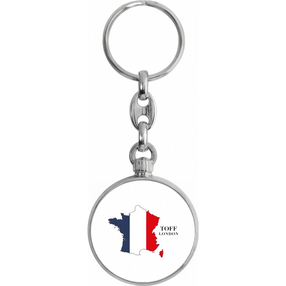 Toff London France Flag Keyring