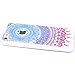iPhone 5c Case, JAHOLAN Beautiful Clear TPU Soft Case Rubber Silicone Skin Cover for iPhone 5C - Blue Purple Tribal Mandala
