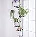 Hershii 5-Layer Indoor Plant Stand Pole Spring Tension Rod Corner Flower Display Rack Holder Adjustable Telescopic Floor to Ceiling Shelf Space Saving – Greythumb 3