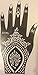 Pack of 5 RIGHT UPPER PART OF HAND AS SEEN IN VOGUE Indian Arabian Tattoo Reusable Stickers LAMINAU Stencils