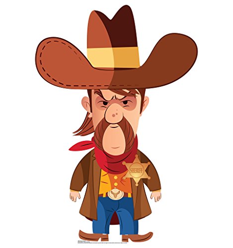 Cartoon Sheriff - Advanced Graphics Life Size Cardboard Standup