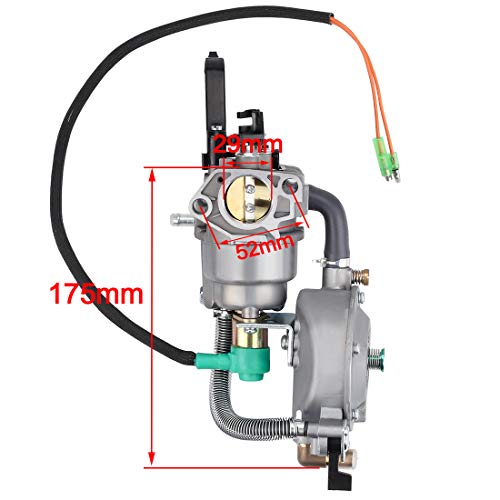 HIPA Generator Dual fuel carburetor LPG CNG conversion kit 4.55.5KW