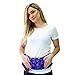 Nature Creation Microwavable Herbal Heating Pad for Abdomen and Back - - Purple Flowers 1 Pack