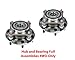 DTA Front Wheel Bearing & Hub Full Assemblies NT515040G3 x 2 pcs New Fits 4WD Tacoma 4 Runner GX460 GX470 4WD Only With Studs