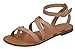 Breckelles Women's Strappy Gladiator Ankle Wrap Flat Sandal