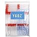 YGDZ Test Tubes with Rack, 50pcs 16x100mm Clear Plastic Test Tubes with Caps and Holder Rack for Nurse Party Decorations Halloween Party Favors