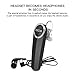 KojinTora Wireless Headphones Bluetooth Earbuds Earpiece - Stereo Headsets - Mini Cordless Hands Free Earphones - for Apple iPhone Samsung Windows Android Smartphones - with Charging Case Station