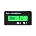 XCSOURCE Waterproof 12/24/36/48V LCD Lead-acid Battery and Lithium Battery Capacity Tester Voltage Meter Monitor Green Backlight for Vehicle Battery BI727