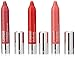 Clinique Have a Little Colour Chubby Stick Moisturizing Lip Colour Balm Full Size Trio Set: Super Strawberry 07 + Two Ton Tomato 11 + Mighty Mimosa 13