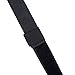 Pettom Tactical Dog Adjustable Collar Military Training Molle Nylon Dog Collar Leash With Handle Steel Buckle 1.0'' (S, Black)