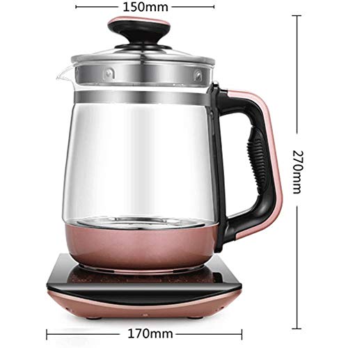 WSJTT Controllo bollitore Elettrico di Temperatura, di Vetro Acqua Calda bollitore Elettrico, Tenere al Caldo, 800W… - immagine 3