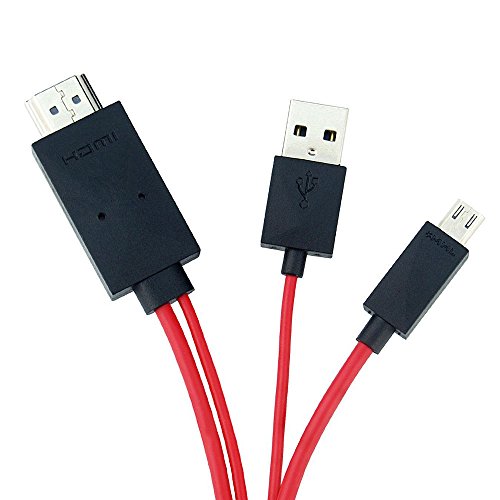 TacPower HDMI Adapter Cable TV for Samsung Galaxy S5 Dual Sim SM-G9006W MHL Micro USB