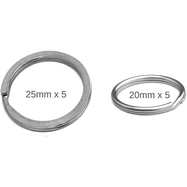 Metal Key Rings Flat Split In Bulk Heavy Duty Strong Stainless Steel Keychain - China Metal