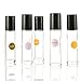 Essential Oil Roller Bottle – 24 Pack Glass Roll On Bottles, Oil Vials for Essential Oils and Perfume, Includes 2 Droppers and 140 Sticker Labels, 0.34 fl oz