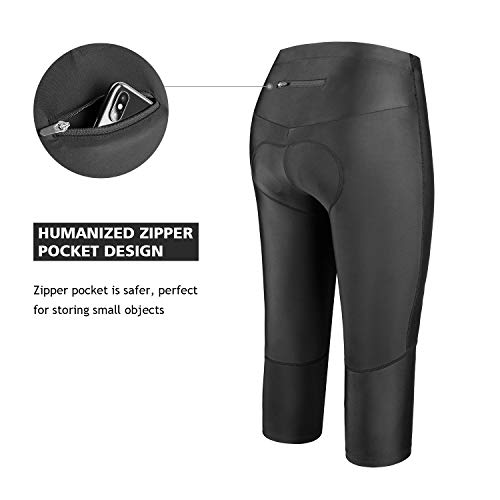image for Spotti Womens Bike Shorts with Pocket, 3D Padded Road Cycling Women's 