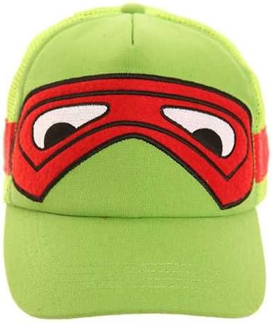 Jiglz Junior Cap Hat Cap Teenage Mutant Ninja Turtles Raphael or Leonardo Boys (Raphael)