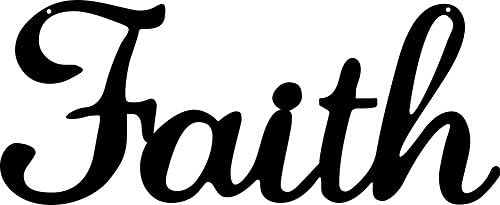 Faith Metal Sign Wall Decor
