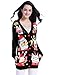 v28 Ugly Christmas Sweater, Women Girls Ladies Happy Fun Knit Sweater Cardigan (Large, Happy Cardigan Black)