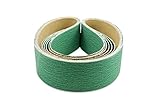 2 X 48 Inch 80 Grit Metal Grinding Zirconia Sanding Belts, 6 Pack
