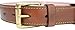 Soft Touch Collars Leather Padded Dog Collar, Brown with Light Pink Padding, Size Medium, Real Genuine Leather