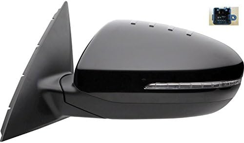 GetAllParts New Driver Side Left Heated Signal Manual Folding Power Door Mirror Assembly