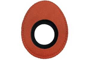 OPENMOON Oval Large Viewfinder Eyecushion for Alexa Mini Amira Cameras (Ultrasuede Orange)