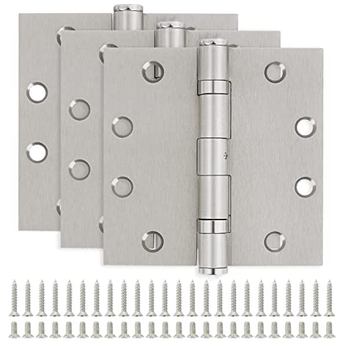 TDCHINGES Door Hinges Brushed Nickel X
