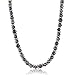 Gem Stone King Black Cultured Freshwater Pearl Necklace Bracelet Earrings Set 18
