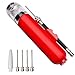 Fulwind Ball Pump with Gauge, 5 Needles, 2 Nozzles: Mini Air Pump for Balls and Inflatables - Compact 6