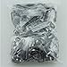 CN-Outlet Wholesale Bulk Individually Bagged Earbuds Headphones 100 Pack for iPhone, Android, MP3 Player(Black)