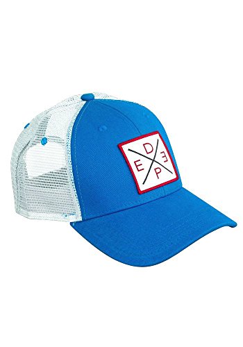 Deep Ocean X Trucker Hat, Neon Blue, One Size