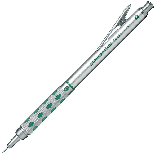 Pentel Graph Gear 1000 Mechanical Drafting Pencil 0.4mm Green (PG1014)