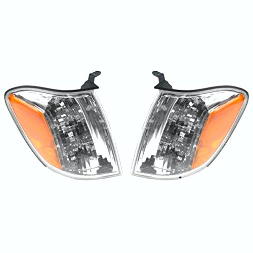 Left & Right Signal Marker Light Assems Set Fits 05-06 Tundra 2 Door & Extended