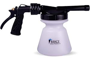 Image Wash Products - Foam Cannon for Garden Hose - Connects to Any Garden Hose - Ultimate Car Wash Foamer to Help Wash Your Car or Truck - (Comes with 3 Separate Dilution Tips) - Truck/Car/RV/Boat